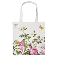 Jim Lyngvild Bomuldstaske - Rose Flower Garden